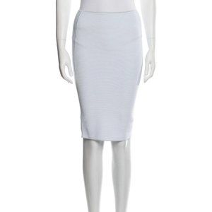 ALEXANDER WANG Striped Knee-Length Skirt